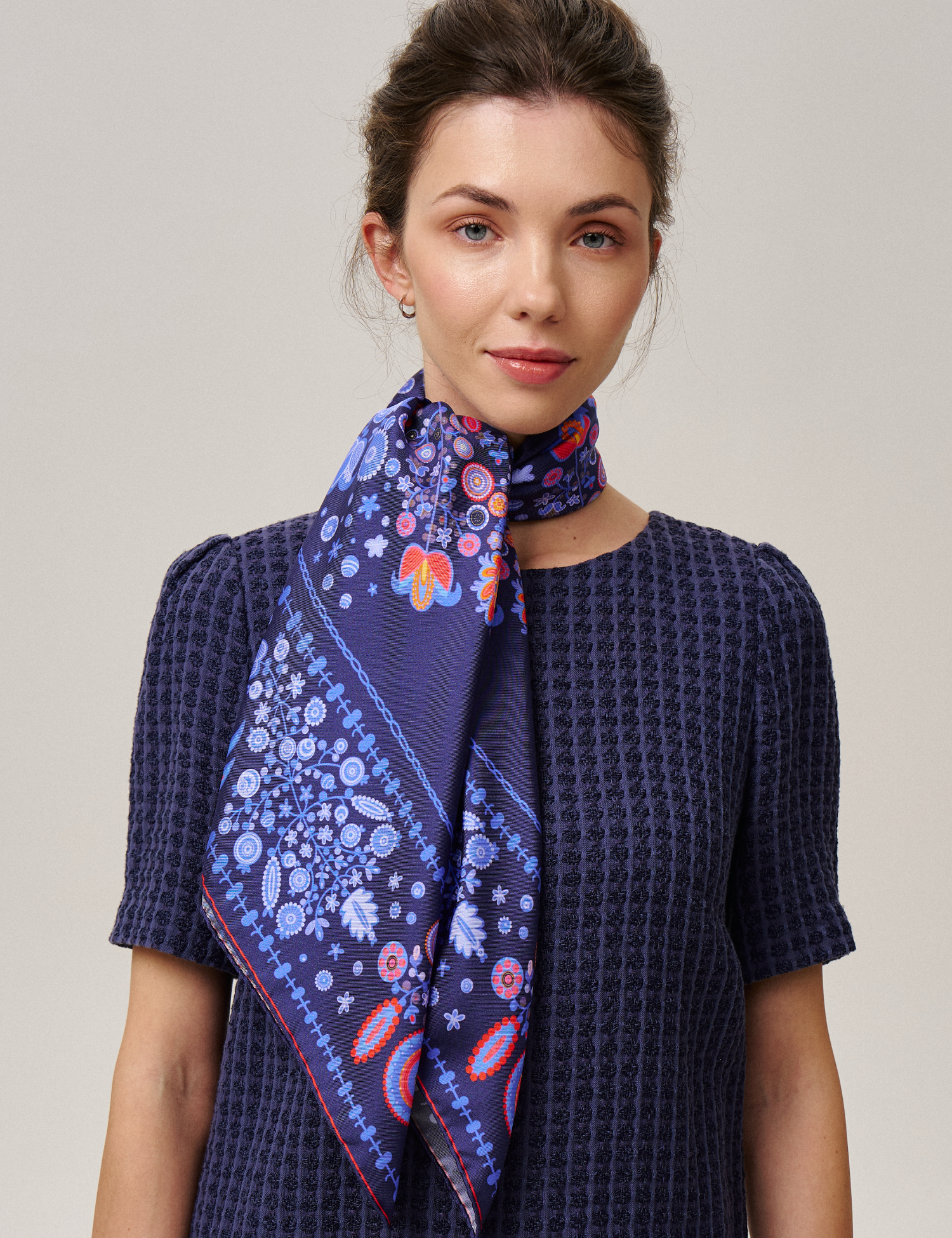 Картинка Шовкова хустина «Слобожанщина. Безкрає небо»